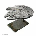Bandai Modellbausatz Star Wars Millennium Falcon, Raumschiff, 196 Teile, 01211