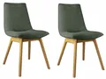 OTTO home 4-Fußstuhl Ramon (Set, 2 St), mit Massivholzbeinen, verschiedene Stoffe