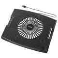 Hama Laptop Gehäuse 15,6" (Hand, rutschfest, USB A Kabel, Laptop Kühlung, 15.6 Zoll, Ventilator, LED) schwarz