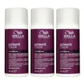 Wella Ultimate Color Sulfatfreies Shampoo 3 x 50 ml für coloriertes Haar Step 1