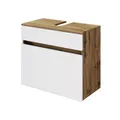 HELD MÖBEL Waschbeckenunterschrank "Lucca", BxHxT: 60 x 55 x 35 cm - weiss