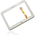 Display Glas kompatibel mit Samsung Galaxy Tab 4 10.1 T530 T535 Touchscreen Front Digitizer Scheibe + Kleber Weiss