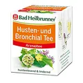 Bad Heilbrunner Husten- und Bronchial Tee im Filterbeutel, 12er Pack (12 x 8 Filterbeutel)