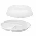 Westmark Mikrowellen-Set, 2tlg., Menüteller und Abdeckhaube, je 25 cm