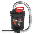 Ribimex Aschesauger 800 W 10 l Hepa-Filter für Öfen und Kamine 85 cm Rohr