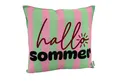 heimtexland Dekokissen Outdoor Garten Deko Kissen Outdoorkissen bedruckt, Lotus Effekt, schmutz- und wasserabweisend, inkl. Füllung