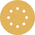 Bosch 5x EXPERT C470 Schleifblatt mit 8 Löchern (für Farbe auf Holz, Hartholz, Ø 125 mm, Körnung 60, Professional Zubehör Exzenterschleifer, Schwingschleifer)