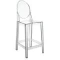 Kartell - One More Barhocker H 75 cm, glasklar