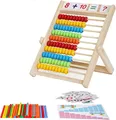 DYOUen Grundschule Rechenschieber 28 X 21CM Abakus für Kinder mit