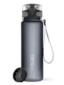 720°DGREE Trinkflasche Trinkflasche uberBottle softTouch mit Sieb stone gray 0,5l