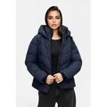 Marikoo Winterjacke Sahnemausii mit abnehmbarer Kapuze und hohem Kragen blau XL (42)