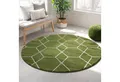Sanat Teppich Trellis, rund, Höhe: 10 mm, Kurzflor, skandi, boho, auch als Läufer und in rund