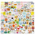 200 Stück Aesthetic Sticker Bomb Set, Cute VSCO Aufkleber Graffiti Vinyl Decals für Mädchen Erwachsene Scrapbook Journal Laptop Koffer Skateboard Fahrrad Gitarre MacBook iPad (Aesthetic)