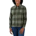 Carhartt MIDWEIGHT FLANNEL L/S PLAID SHIRT 105574 - basil - XS