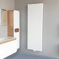 Belrad® Vertikal Design Heizkörper 1800 x 400 - Flachheizkörper mit Mittelanschluss Typ22 - Wandheizkörper mit 1394W Weiß - Designheizkörper kompakt, schmal & energieeffizient