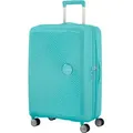American Tourister Sounbox Spinner Expandable Koffer Harte Schale Blau 71,5 l Polypropylen (PP) - Türkis