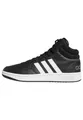 adidas Herren Hoops 3.0 Mid Lifestyle Basketball Classic Vintage Shoes, Core Black/Cloud White/Grey Six, 42 EU
