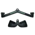 MARSAFIT Home Gym Fitness Rowing T-bar V-bar Pulley Cable Machine Attachments Bicep Curl Tricep Lat pulldown Bar Back Strength Training Handle Grips Lat Pull Down Bar Press Down Exercises (Style 1)