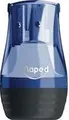Maped Doppel-Spitzdose TONIC Metal, blau/schwarz für 2 Stiftgrößen, aus Kunststoff, mit Metall-Spitzereinsatz - 1 Stück (068611)