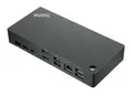 ThinkPad Universal USB-C-Dockingstation Lenovo, 2 x DP/1 x HDMI, diverse USB-Anschlüsse, LAN, B 171 x T 80 x H 37,5 mm, schwarz