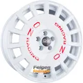 4x OZ RALLY RACING Race White + Red Lettering 8x17 ET45 5x112