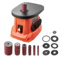 VEVOR Oszillierender Spindelschleifer, 2000 U/min Spindelschleifmaschine mit 6 Hülsen (12,7–76,2 mm), 16 mm Hub & 397x295 mm Gusseisentisch für Möbelveredelung, Kunsthandwerk & Holzbearbeitung