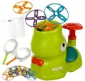 KRUZZEL Wurfscheibe Fangspiel Flugscheibenwerfer (Spar-Set, 1-St., pädagogisch), Flugscheibenwerfer, für Kinder zum aktiven Spielen