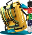 Valkental® 3in1 Fahrradtasche [Bis 25L] - Das Original - Geeignet als Gepäckträgertasche, Rucksack und Umhängetasche - 100% Wasserdicht & Reflektierend - Sichere Befestigung [Abschließbar] Laptopfach
