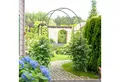Outsunny Rosenbogen Rankpflanzen zur Unterstützung, Rosengestell für Gartendekoration Gartenbogen aus Metall für Kletterpflanzen, 1 St., Torbogen, Schwarz, 140 x 40 x 240 cm