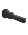 VEVOR Gitarrenkoffer, 105 cm kürbisförmiger Hartschalenkoffer für Gitarre, mit Schloss, Riegel, Schlüsselgriff, PVC-Polsterung, case, Hartschalen-Gitarrenkoffer, für 99 cm Les Paul-Gitarren, Schwarz