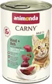 animonda Carny Katzen Nassfutter Rind + Reh mit Preiselbeeren (6 x 400g), getreidefreies Katzen Nassfutter ohne Zucker, mit frischen fleischigen Zutaten