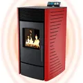 P9 Pelletofen 11 kW WiFi-Ready rot
