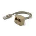 StarTech.com 2 auf 1 RJ45 10/100 Mbit/s Splitter Kabel Adapter - St/Bu