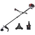 Scheppach Benzin-Freischneider PBC330 - 09 kW | 1,21 PS 2-Takt-Benzinmotor | Seilzugstarter | Motorsense & Rasentrimmer