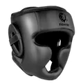 FIGHTR® Kopfschutz mit bestem Sitz für maximalen Schutz | Boxhelm für Sparring | Verstellbare Größe für Boxen, MMA, Muay Thai, Kickboxen & Kampfsport
