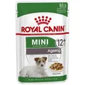 ROYAL CANIN Mini Ageing 12+ 12x85g Nassfutter in Sauce für ausgewachsene Hunde über 12 Jahre, kleine Rassen