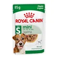 Royal Canin Mini Ageing 8+ | 12 x 85 g | Alleinfuttermittel für kleine ältere Hunde | Stückchen Soße