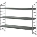 String Furniture Pocket modulares Regalsystem Dunkelgrau/Dunkelgrau