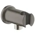 Grohe Rainshower Wandanschlussbogen mit Duschhalter Gebürstetes Hard Graphite 26658AL0