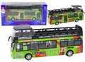 Leantoys Touristenbus Doppeldecker zu öffnende Tür grün