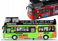 5902808154068 Autobus Piętrowy Turystyczny 1:32 Otwierane Drzwi Zielony Leantoys