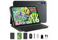 VekfulPC T60Pro 13.4" Android 16 10000mAh mit Tastatur, Maus, Kopfhörer, Stift Tablet (13.4", 256 GB, Android15, 10000 mAh, Android 16, Gemini AI, mit Zubehör/Kabel-Headset, 5GWiFi)