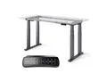 DESKSPACE Tischgestell Titan - Elektrisch höhenverstellbarer 4-Bein-Schreibtisch (Einzeltisch), Elektrisch höhenverstellbar, Dual-Motor, USB, Memory, 200 kg tragfähig