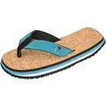 F2 Flip Flop Beach Slipper COMFORT Women - Da., cyan (42/43 EU)