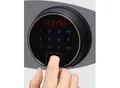 Feuerschutzschrank FS 1282 F, Fingerprintschloss, Stahl, signalweiß RAL 9003