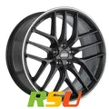 4x BBS CC-R schwarz matt - DS5 9x19" ET37 LK5 112 ML 82 Alufelgen 19 Zoll