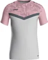 Jako Iconic T-Shirt Damen - Soft Grey / Rosa / Anthra Light