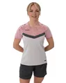JAKO Sport-Shirt Iconic (Polyester-Micro-Mesh) hellgrau/pink/anthrazitgrau Damen, Größe: 34
