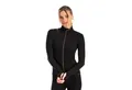 Smilodox Trainingsjacke Kenna Gold, Figurbetonte Sportjacke mit 3D Rubber Print, Stehkragen Goldener Reißverschluss formende Nähte atmungsaktive Laufjacke