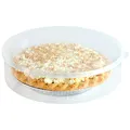 Youngever Kuchenbehälter aus Kunststoff, 28 CM, Frischhaltebehälter für Kuchen, Cupcake Träger, Durchsichtiger, Runder Frischhaltebehälter mit Deckel